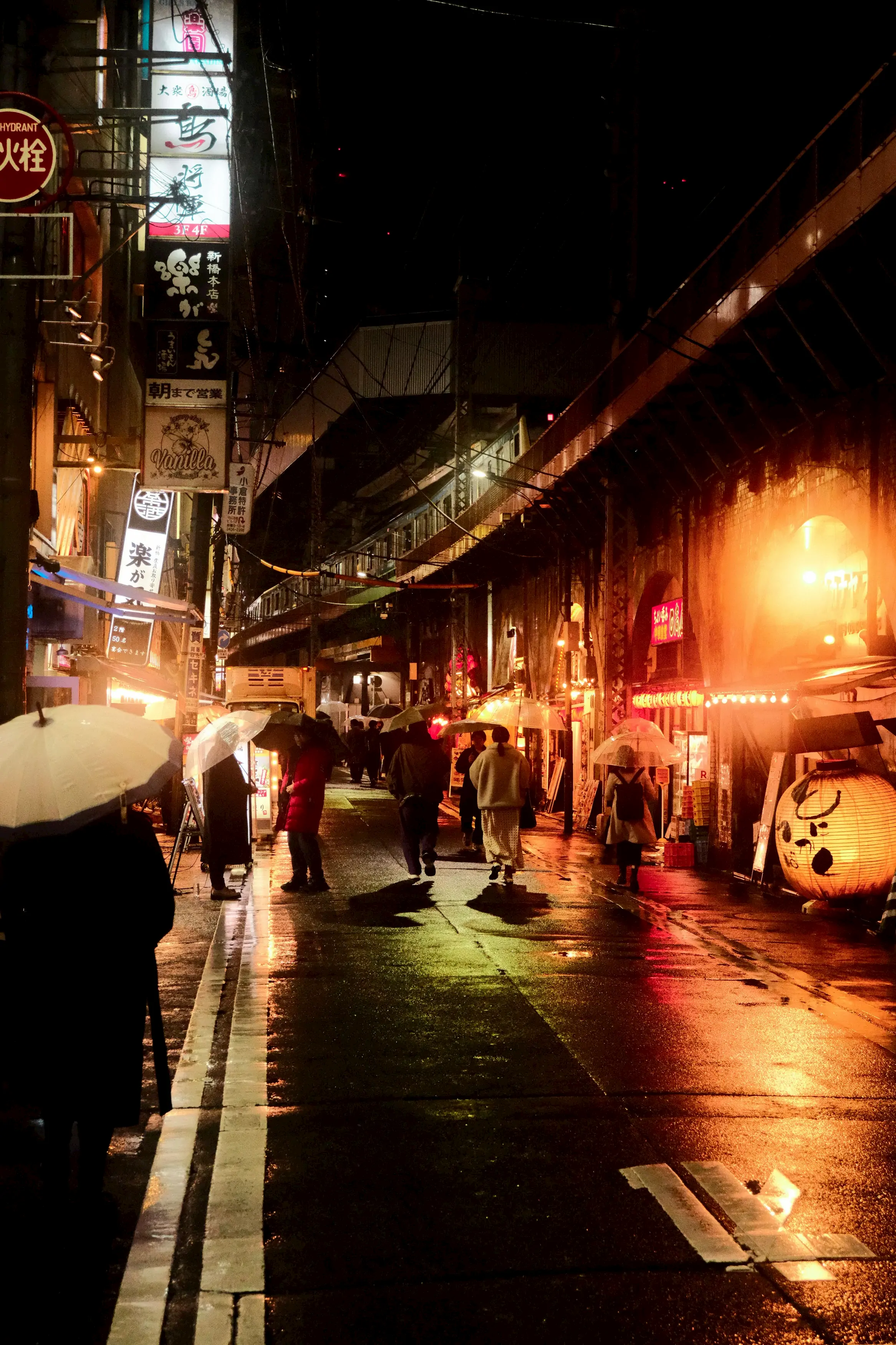 Japan at night